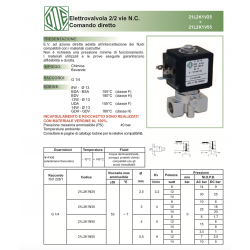 BACOENG AC 220V 1/2 Acier Inoxydable électrique électrovanne Normalement fermé pour Air Eau Huile 